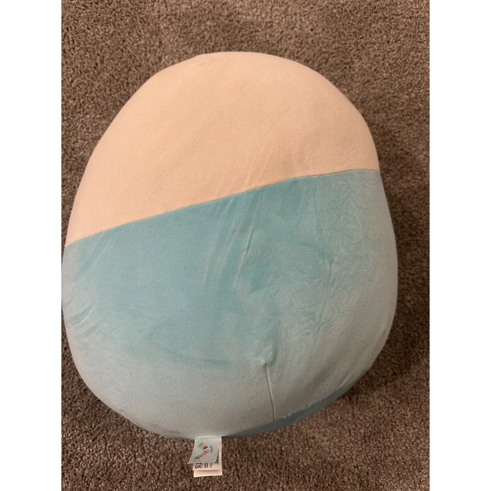 Squishmallows Tycho the Parakeet 16 Inch Blue Bird Plush with Latte Drink NWT